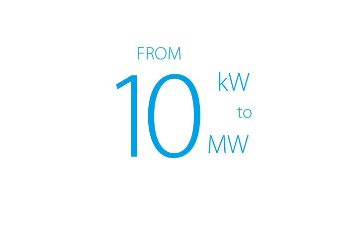 Tehoalue 10 kW - 10 MW